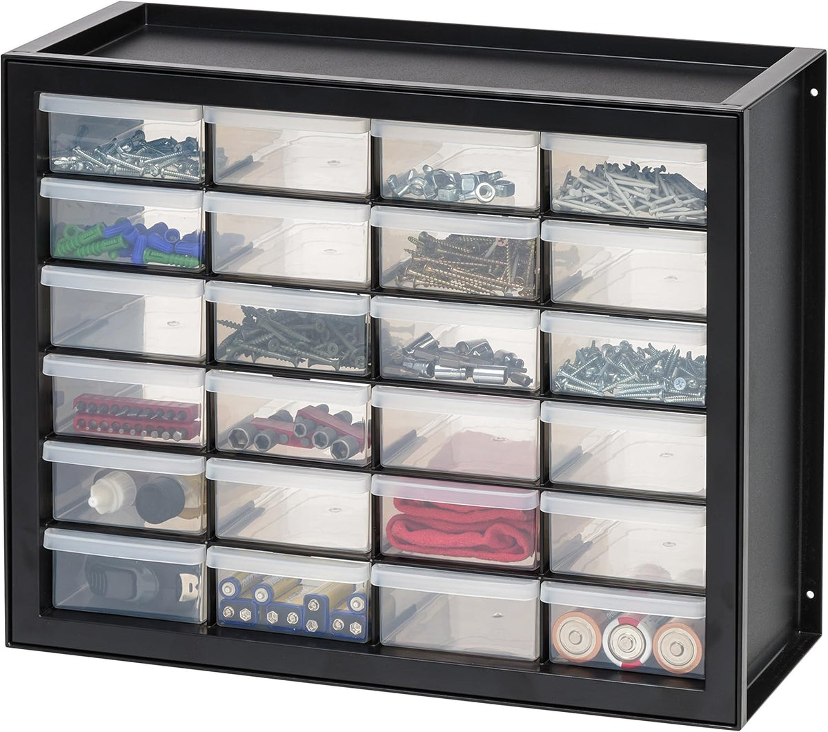 Black Pack of 2 24 Drawer Cabinet M692