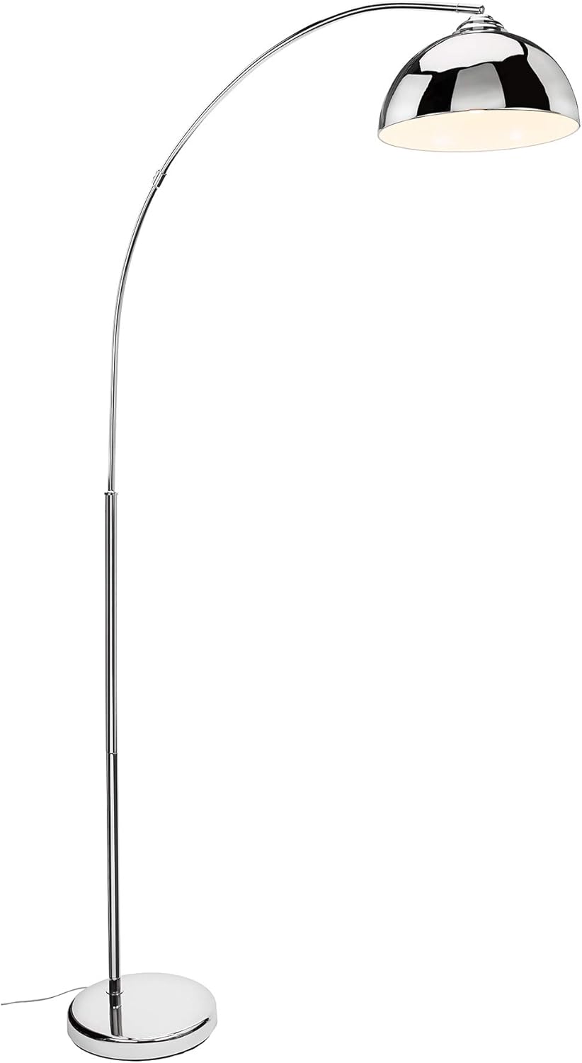 Mid-Century Modern Curved Metal Arc Floor Lamp E315