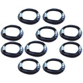 10 Pack 10 Foot DMX Cables XLR 3 Pin Y338401