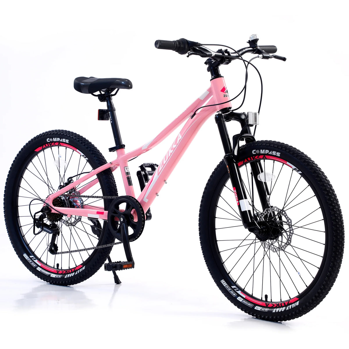 24 in 7-Speed Aluminum Mountain Bike with Double Disc Brake H5662