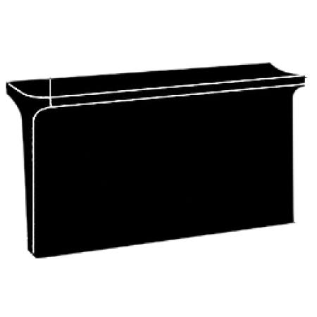 Black Rubber Weatherstrip for Trunk Seal S873951