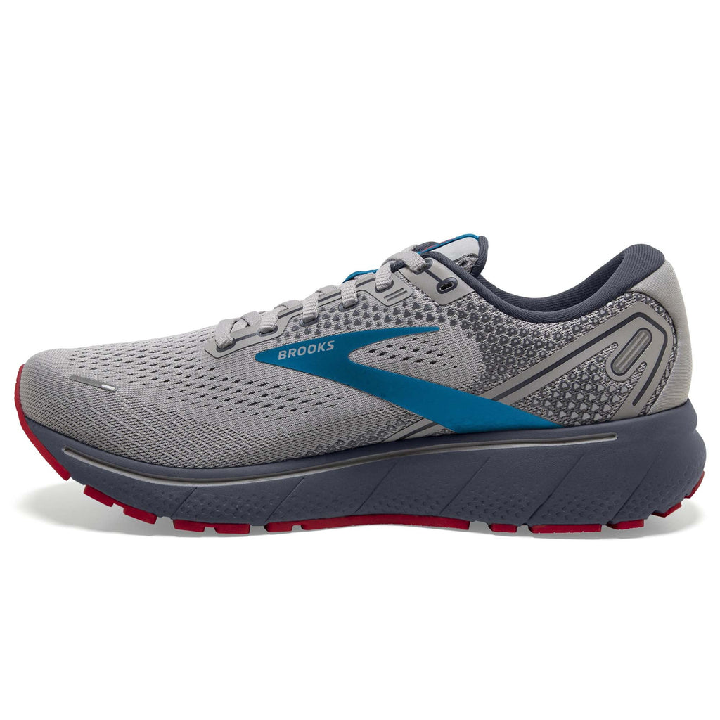 Grey Blue Red Road-Running Shoes B588978