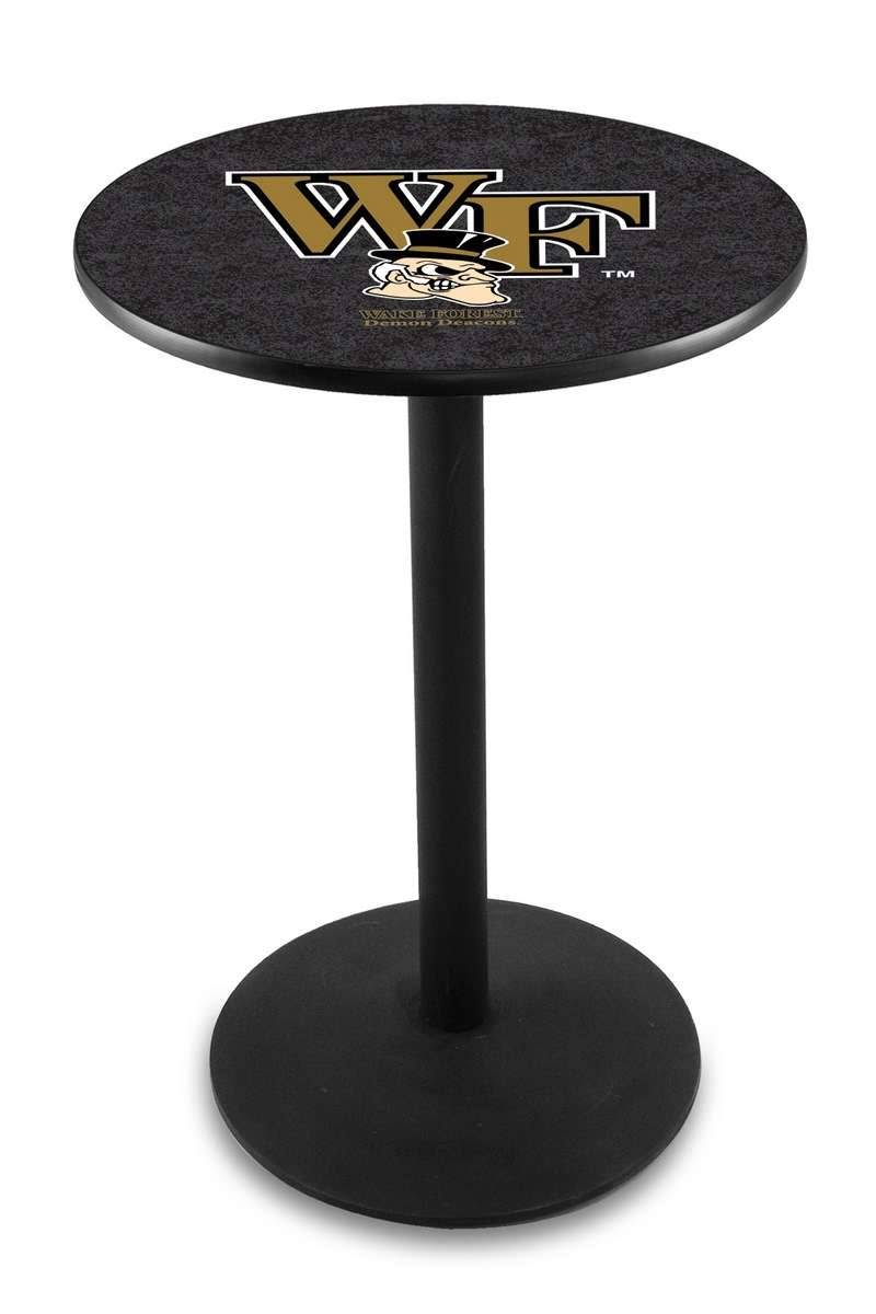 Black Wrinkle Pub Table 36 inch C269