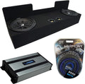 Compatible with 1995-2004 Toyota Tacoma Extended Cab Dual 12 Sub Box Enclosure & Amp W40531