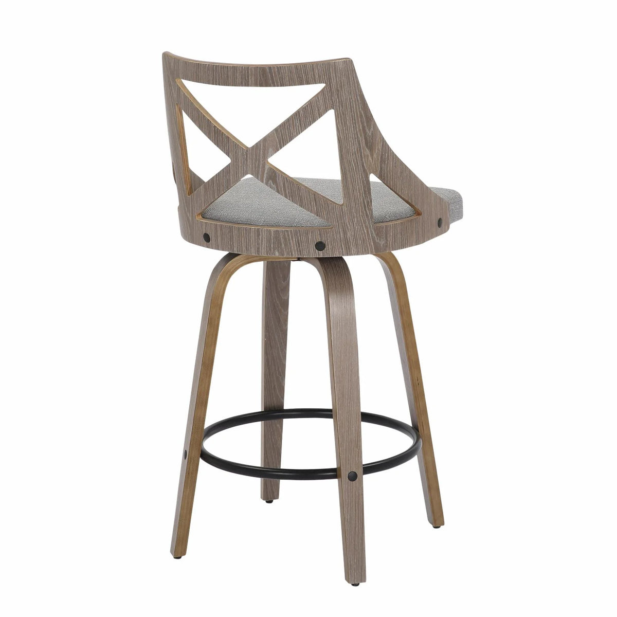 Swivel Polyester Counter Stool - Set of 2 J94455