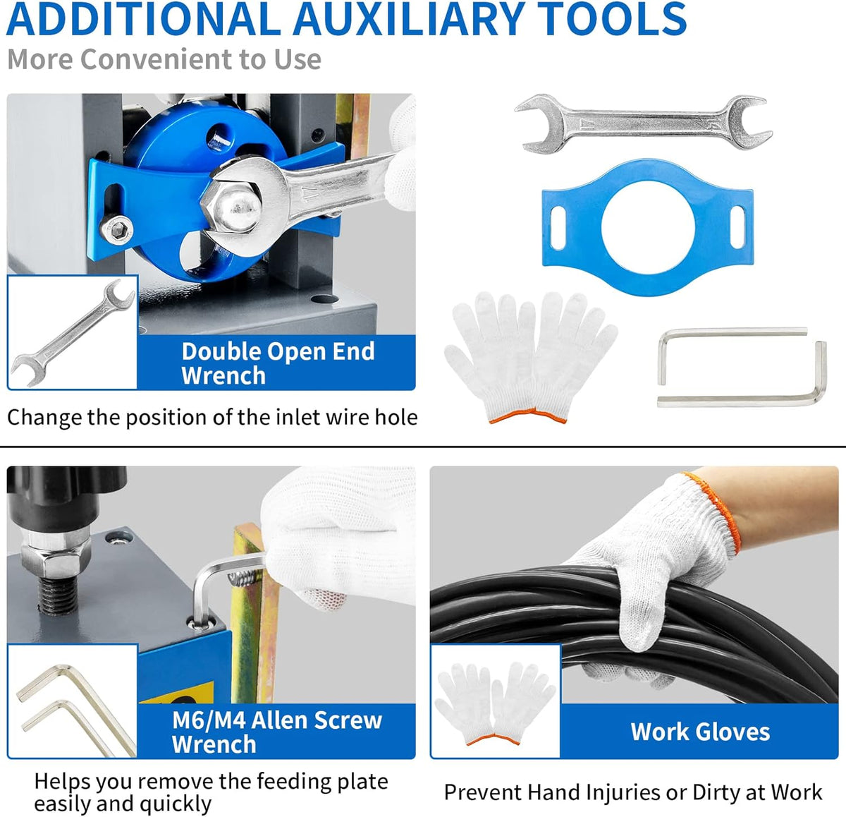 Manual Wire Stripping Machine with Hand Crank H29399