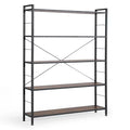 5-Shelf Freestanding Bookshelf with Steel Frame S512642