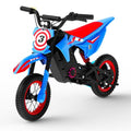 Kids Electric Dirt Bike 25KM/h Adjustable Speed Black A1814
