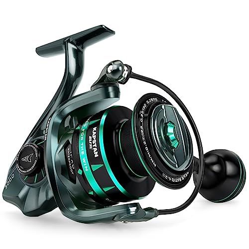 Saltwater Spinning Reel - IPX6 Waterproof - 55LBs Max Drag - 6.2:1 High Speed - CNC Aluminum Body U502969