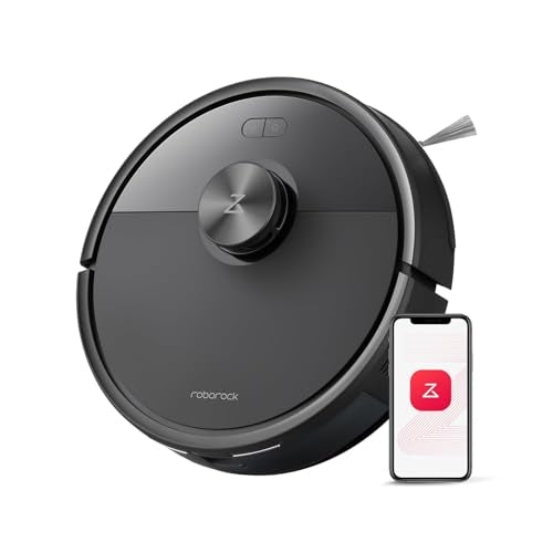 Black Robot Vacuum and Mop with Self-Emptying Z101448