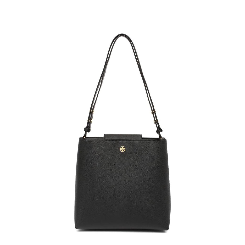 Black Leather Bucket Bag G110790