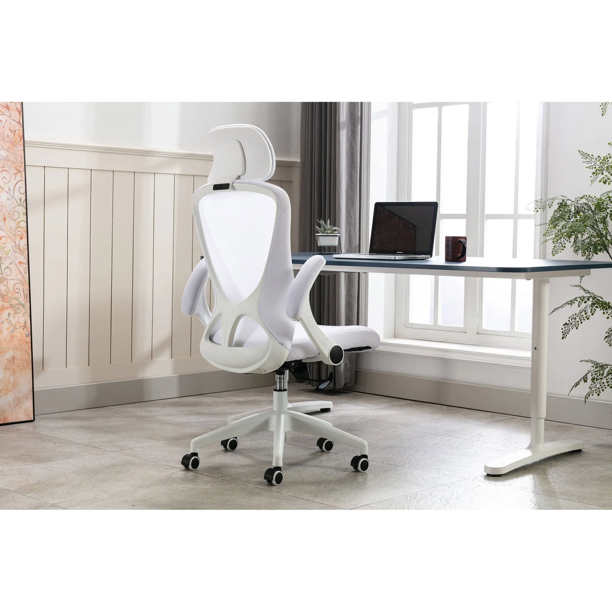 Blue Mesh Swivel Office Chair I44886