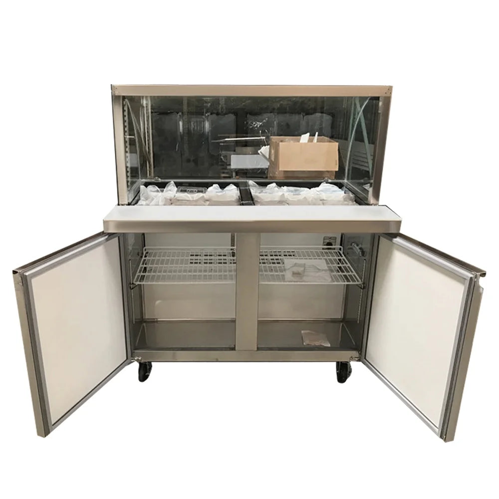 48" Commercial Cold Table Refrigerator 18 Pans G6966