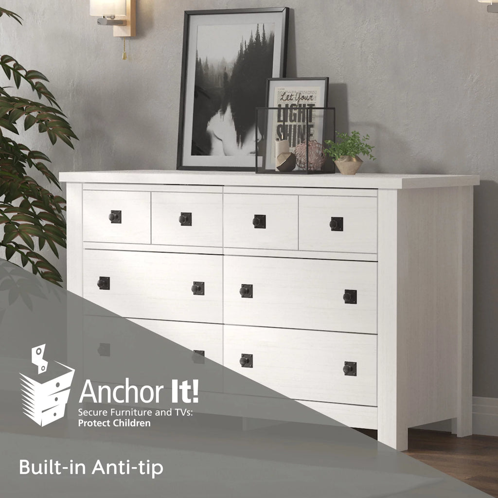 6 Drawer Driftwood Gray Dresser N649870