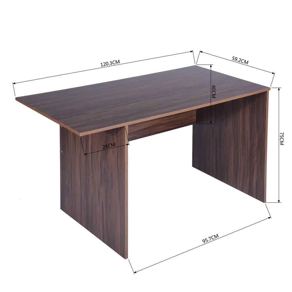 47.4" L Computer Desk with Movable Bookcase N25677