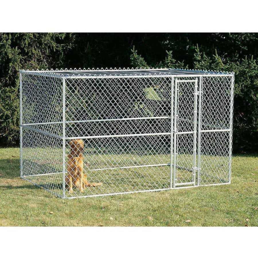 Portable Chain Link Dog Kennel Q301
