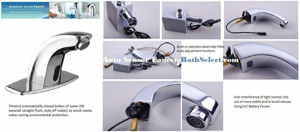 Chrome Automatic Sensor Faucet J1560