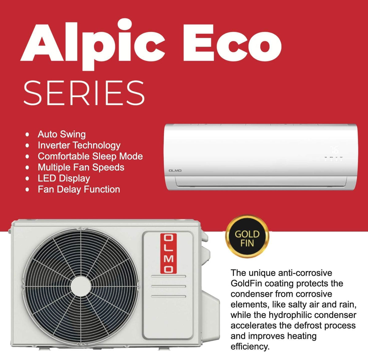 Ductless Mini Split AC/Heating System with Heat Pump C82622