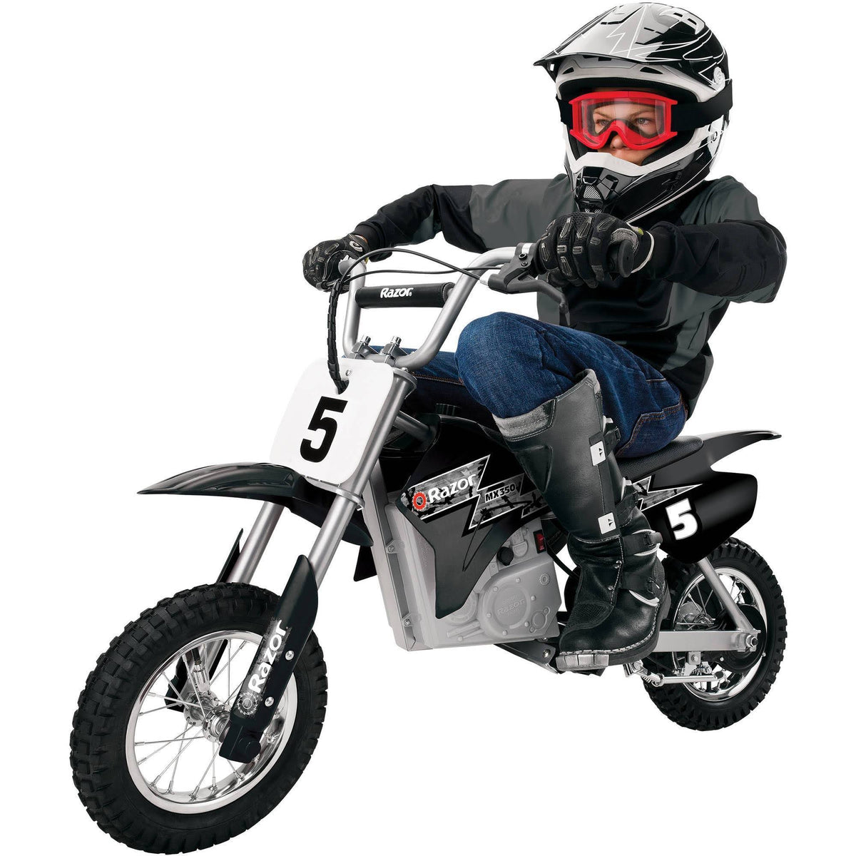 Black Electric Motocross Bike E98193