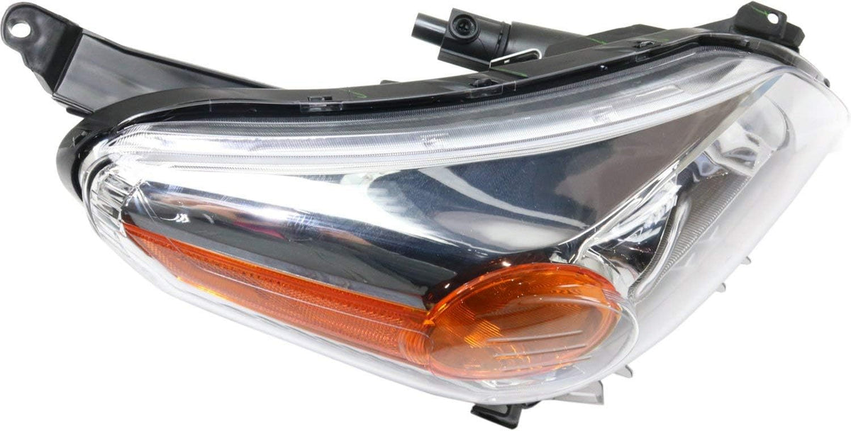 Headlight Set of 2 Clear Lens Halogen Composite Y659342