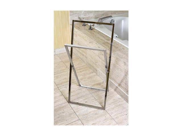 Polished Chrome Steel Construction Towel Rack W451737