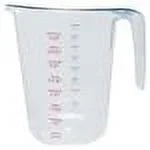 4 qt Clear Polycarbonate Measuring Cup C35252