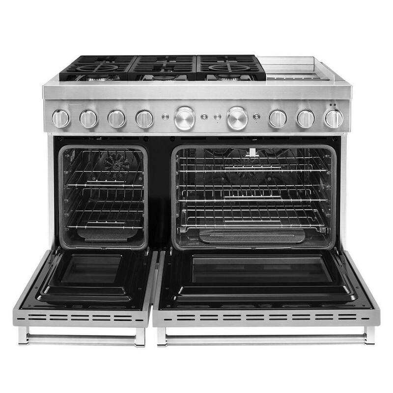 6.3 cu. ft. Smart Double Oven Dual Fuel Range with True Convection in Stainless Steel K86558