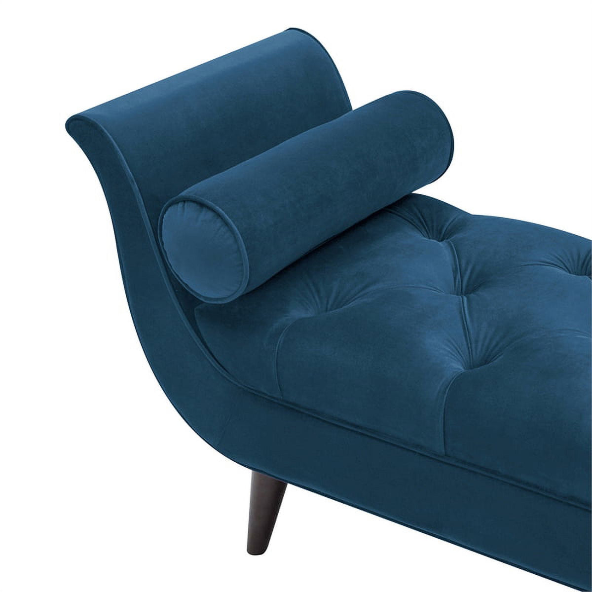 Teal Velvet Tufted Entryway Bench W112553