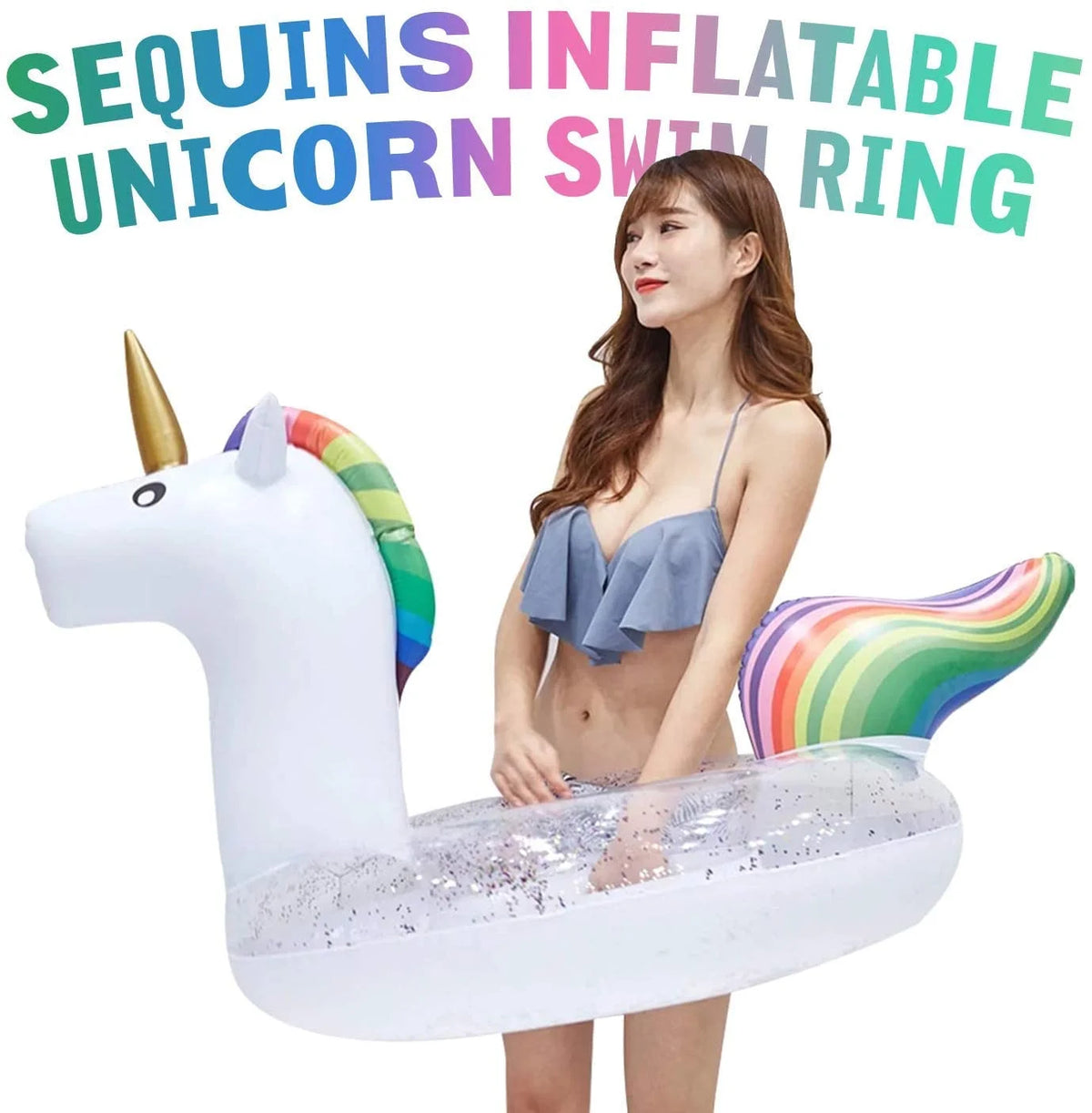 Inflatable Unicorn Pool Float U920