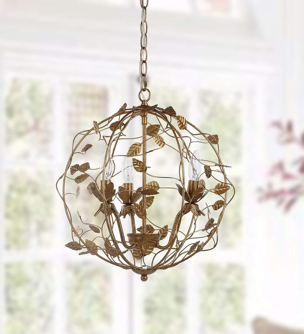 Gold Leaf Chandelier F443778
