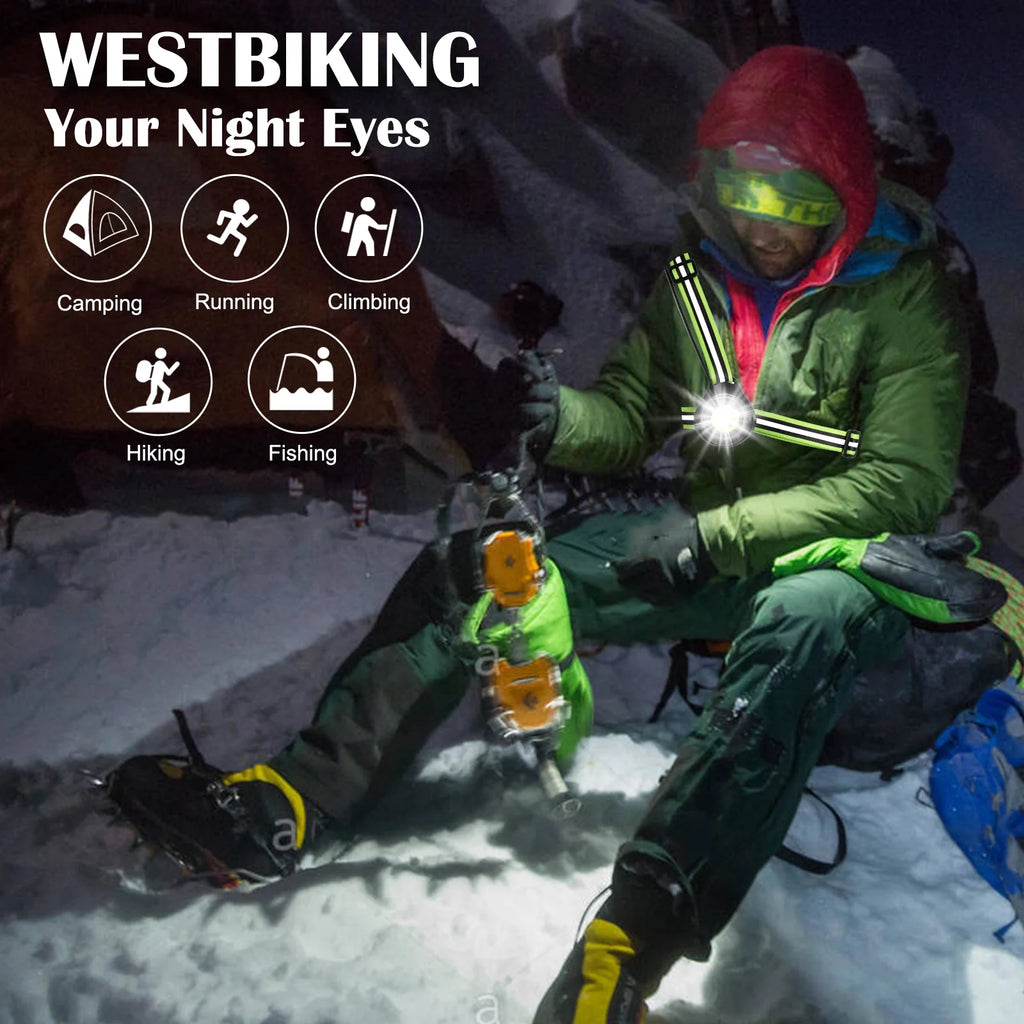 500 Lumens LED Chest Light with USB Rechargeable Q553