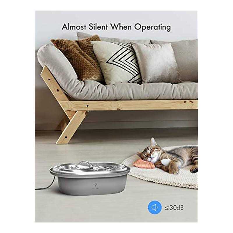 Cat Water Fountain Stainless Steel F53694