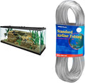 55 Gallon Aquarium Kit with Fish Tank, Fish Net, Fish Food, Filter, Heater and Water Conditioners H2945