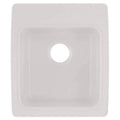 White Solid Surface Utility Sink H8043