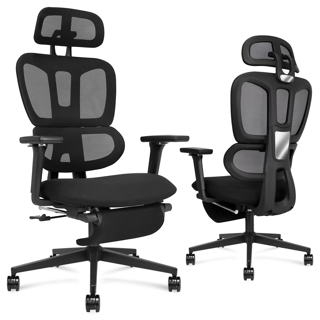Mesh Office Chair with Footrest N59381