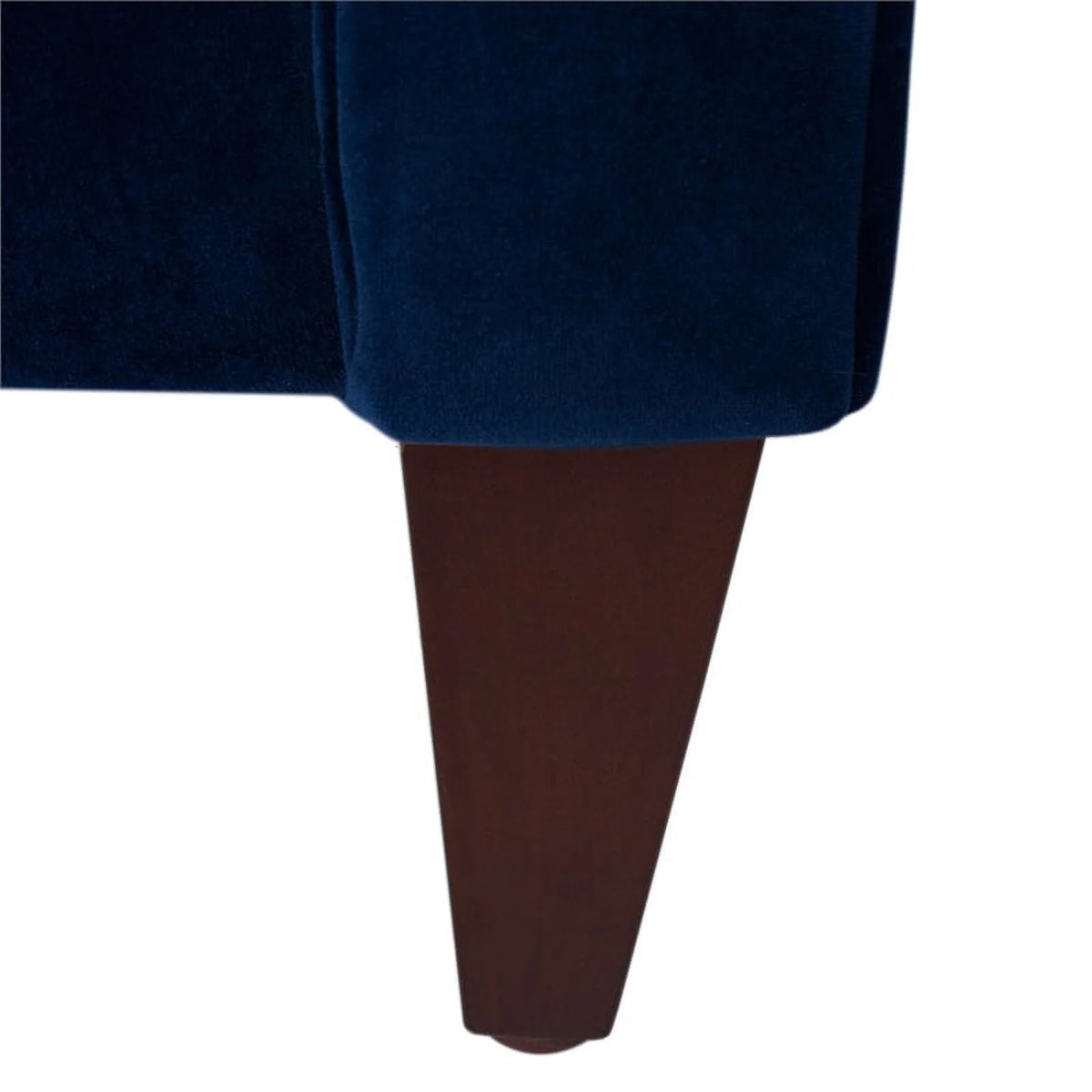 Navy Blue Tufted Tuxedo Sofa I94681