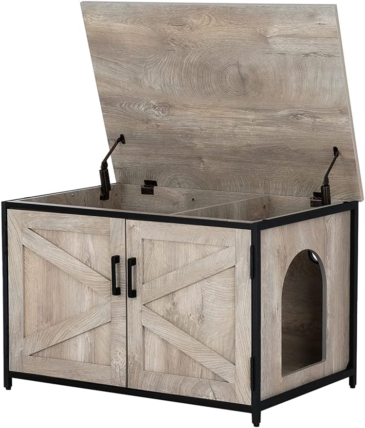 Cat Litter Box Enclosure with Top Opening G369830