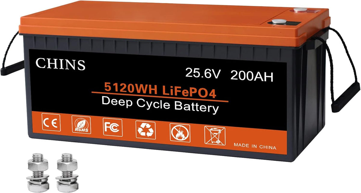 12V 100AH LiFePO4 Lithium Battery with Built-in BMS S3208