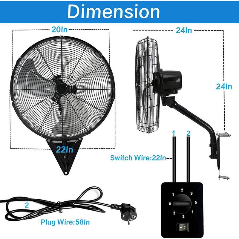 Wall Mount Fan M141