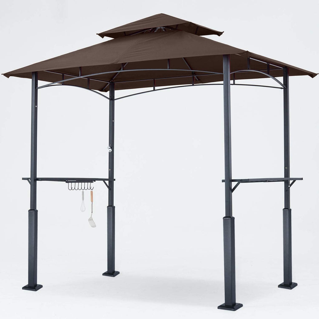 8'x 5' Grill Gazebo with LED Light L2266