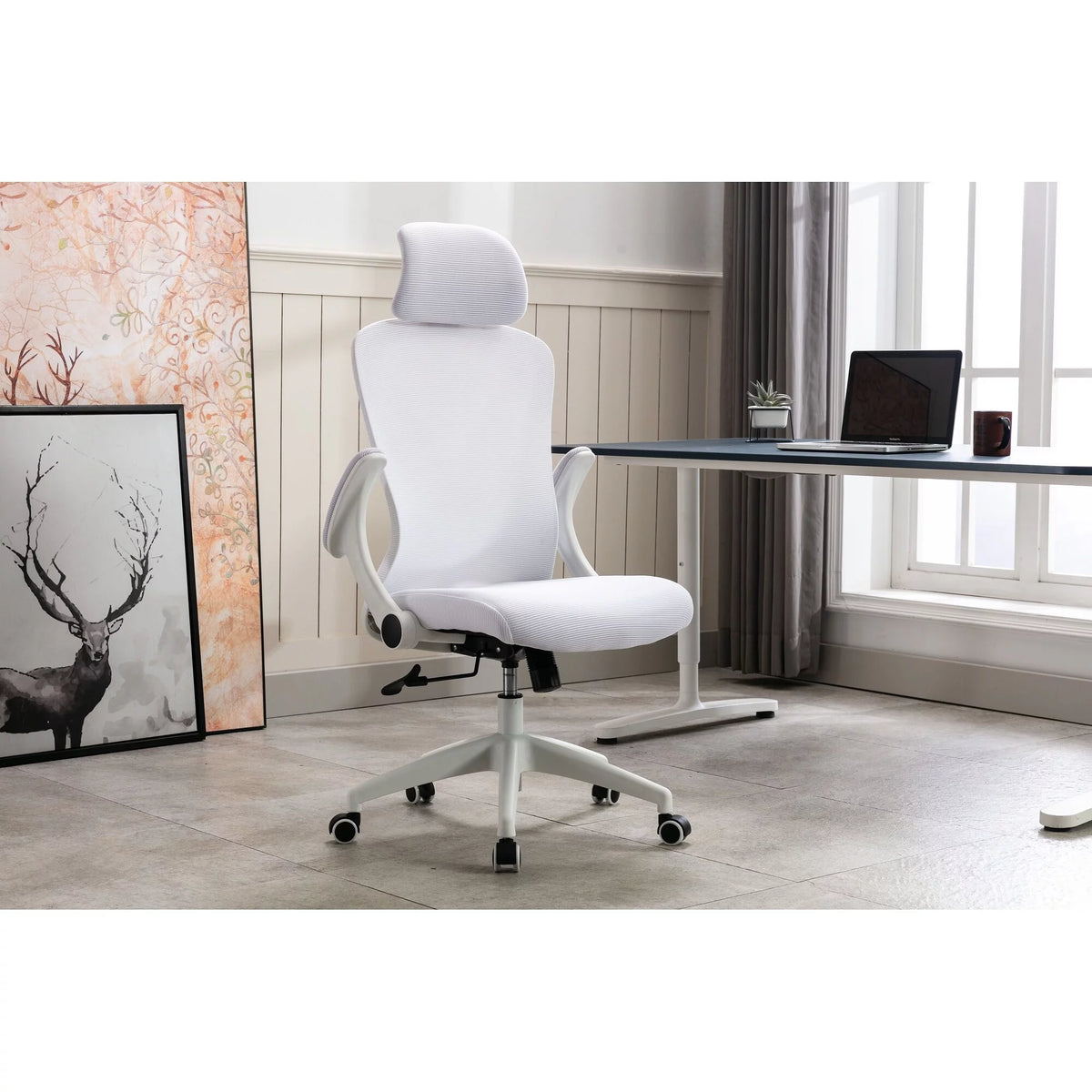 Blue Mesh Swivel Office Chair I44886