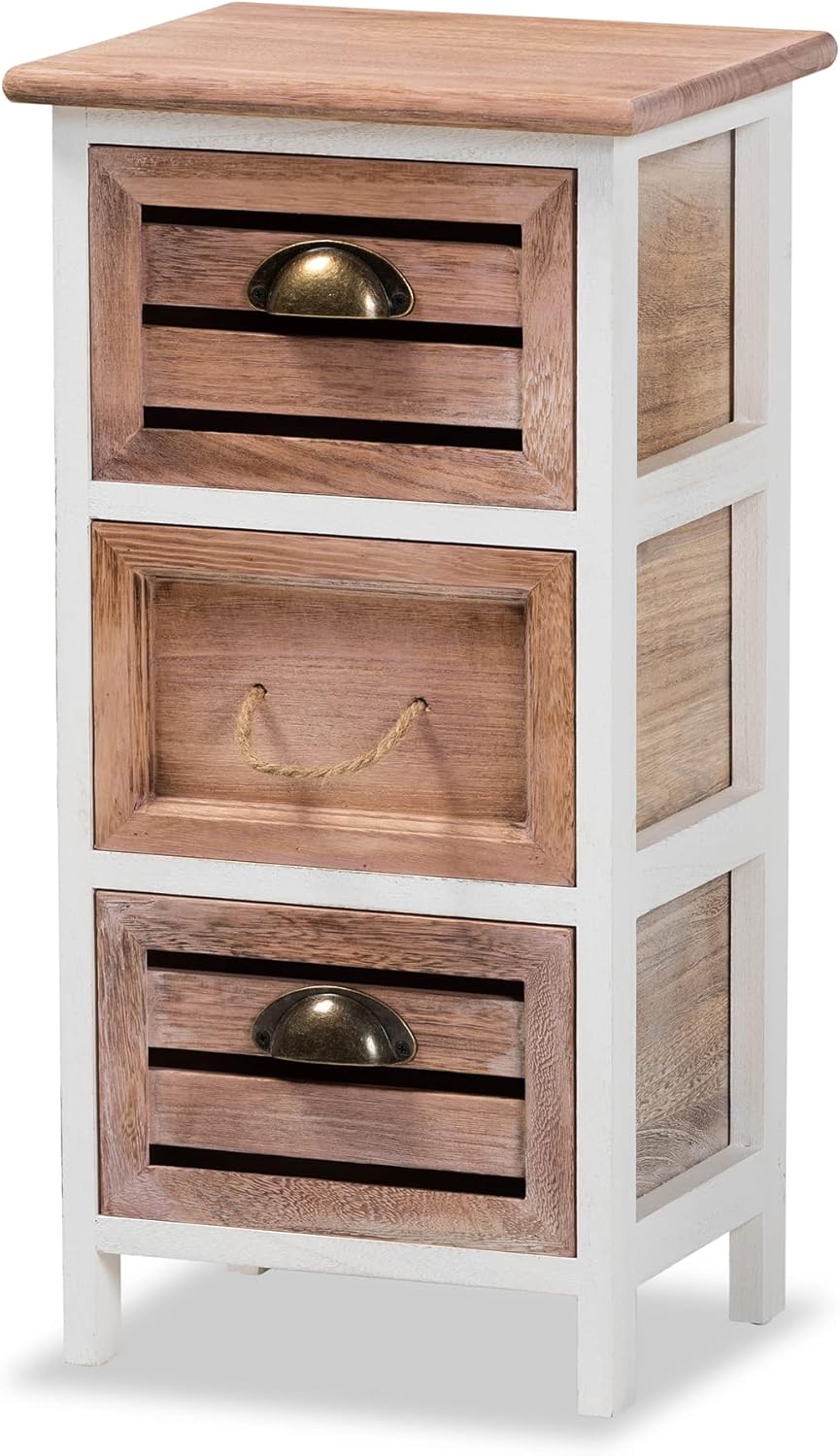 White/Oak Brown Shelving and Cabinets Z31267