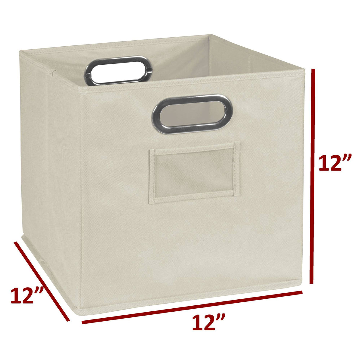 6 Cube Storage Set with 3 Canvas Bins X2032