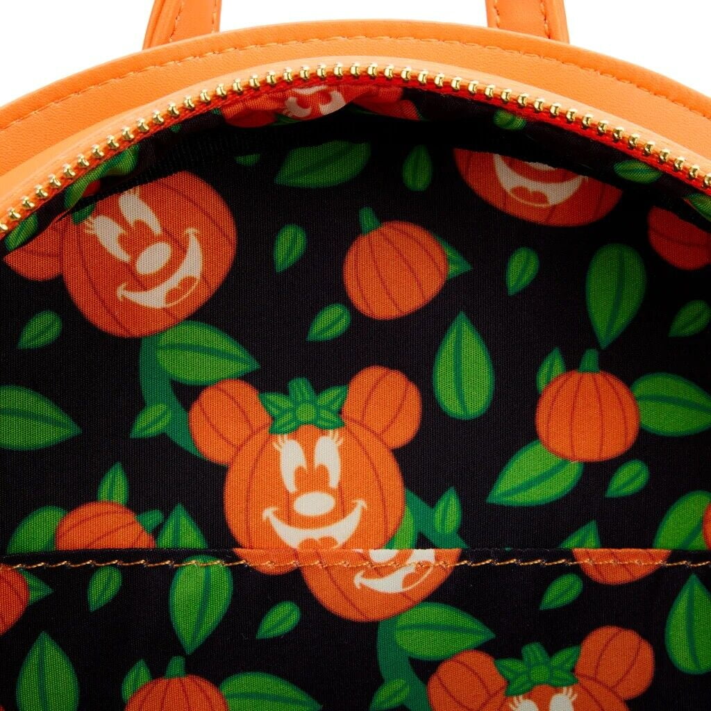 Disney Minnie Pumpkin Double Strap Shoulder Bag Purse N8882