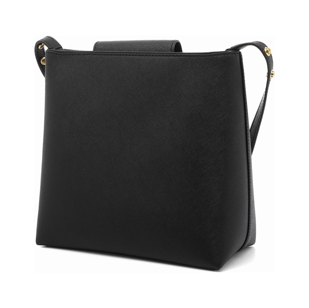 Black Leather Bucket Bag G110790