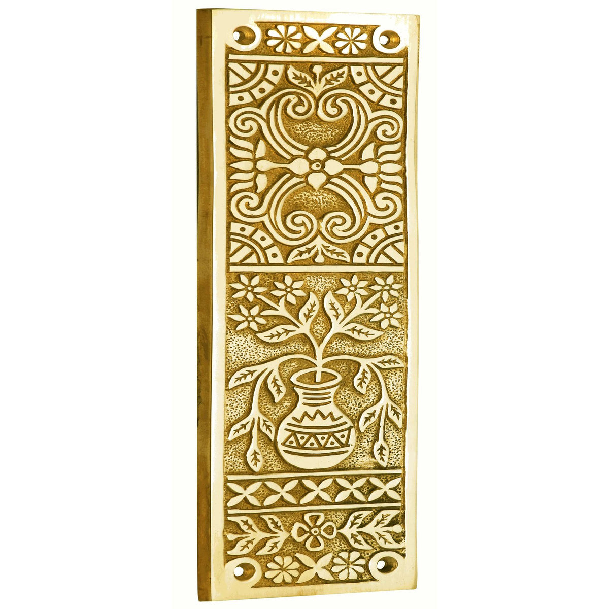 Polished Brass Solid Brass Push Plate G114404