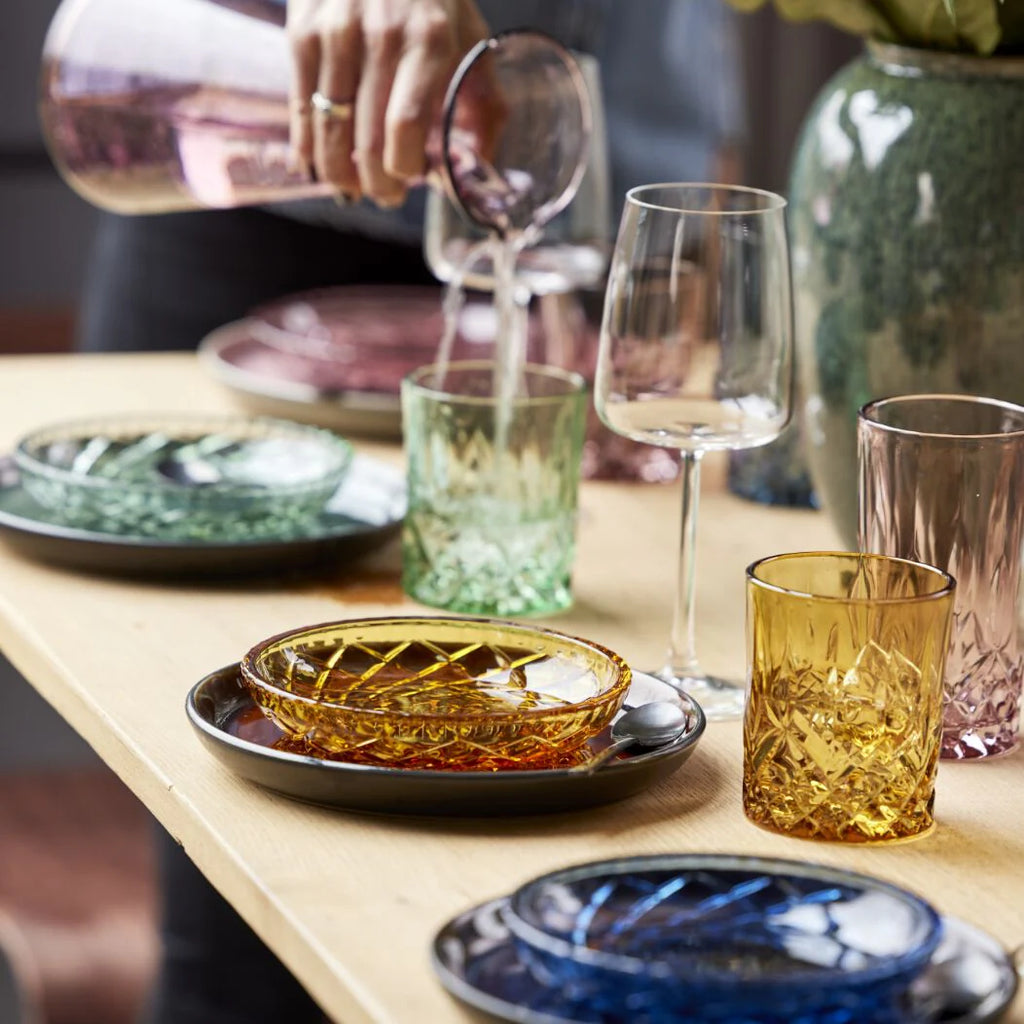 Amber Whisky Glass 4pcs D8100