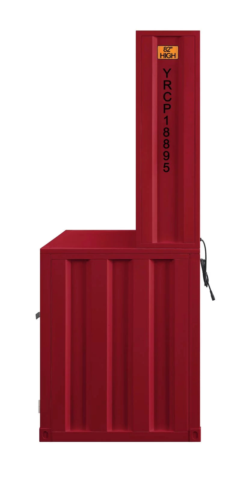 Cargo Wardrobe Double Door Red Q900
