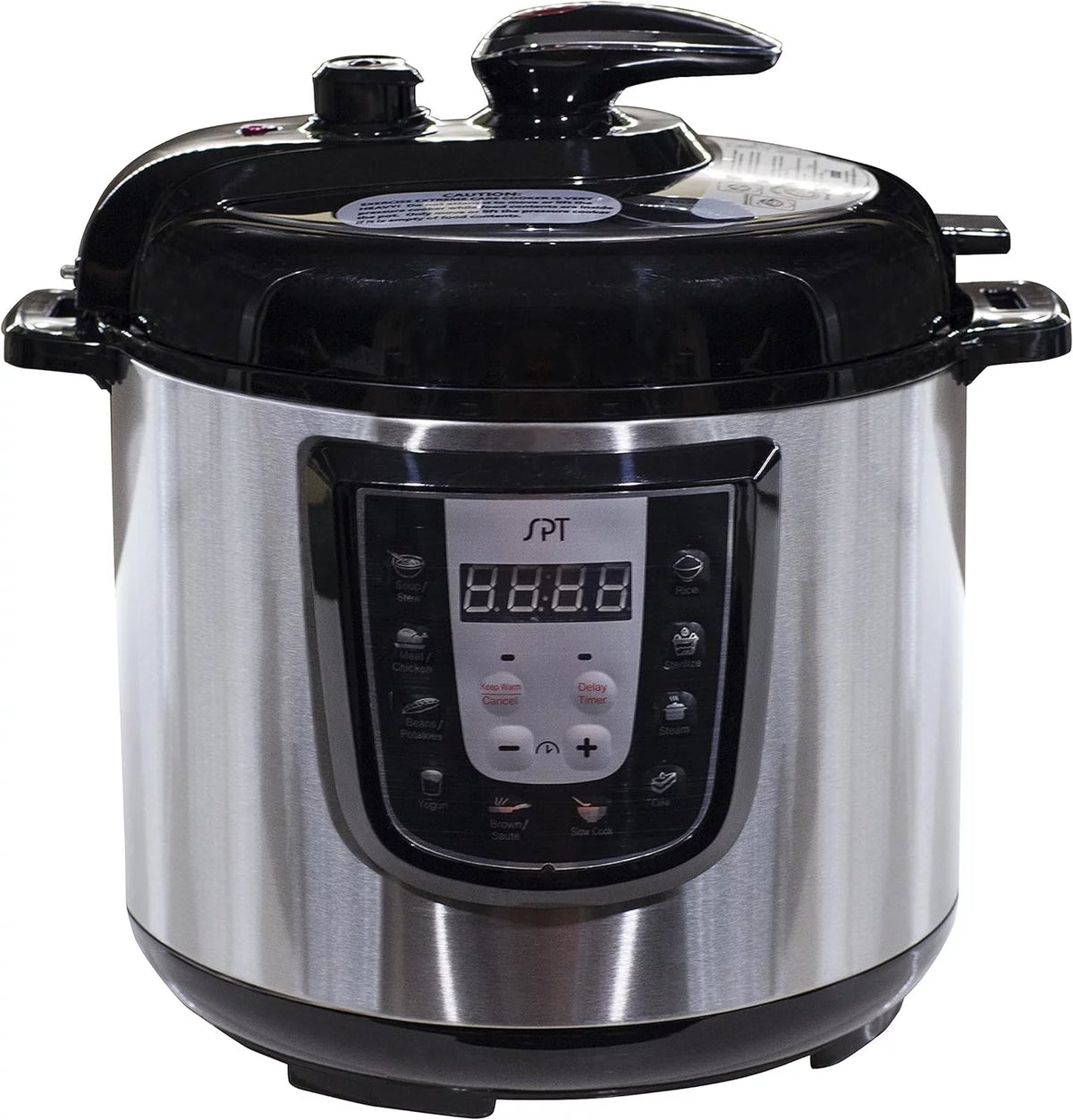Black Stainless Steel Electric Pressure Cooker Q58226