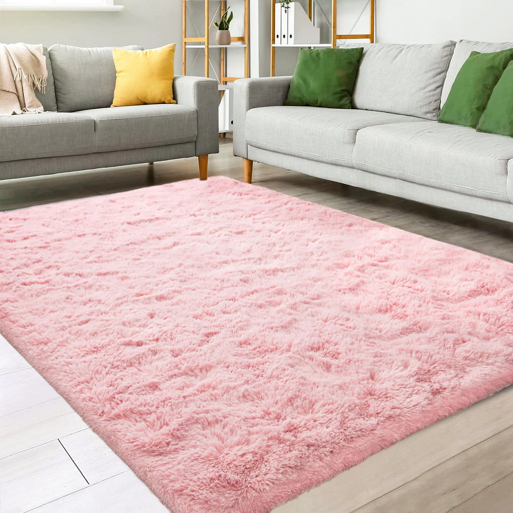 Light Gray 8' x 10' Shag Area Rug Y4743